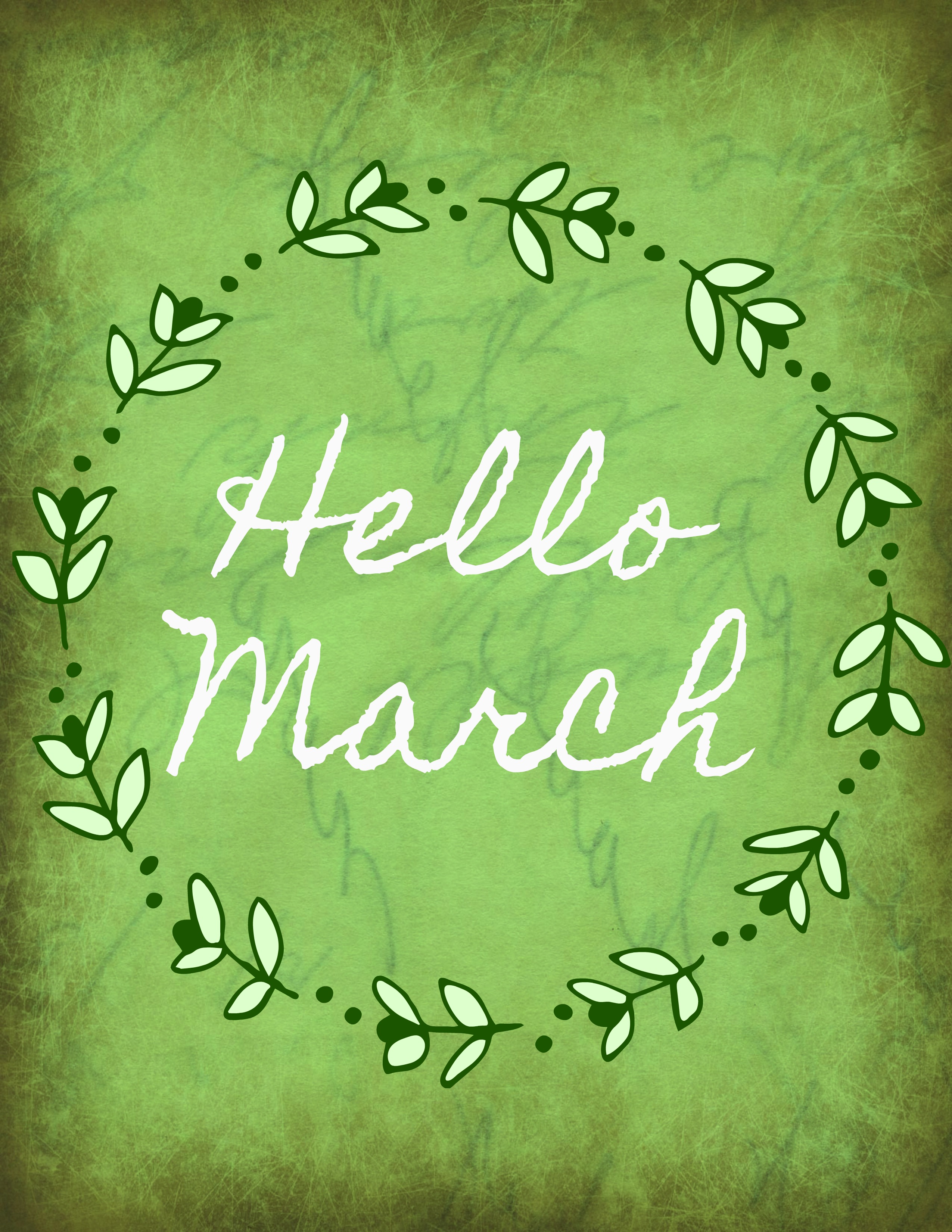 Hello March! Hello Spring! Two Free Printables The Accidental Domestic